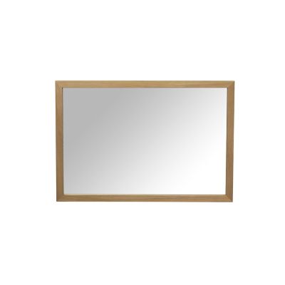 Miroir de salle de bains placage chêne l.70 x L.100 x ép.1,6 cm, GoodHome Perma