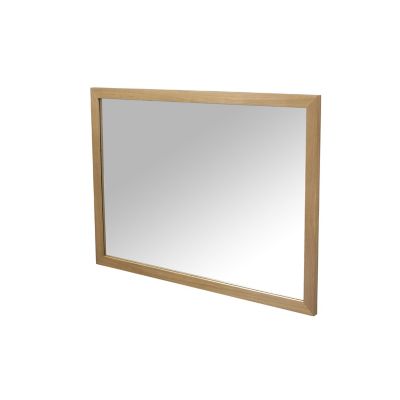 Miroir de salle de bains placage chêne l.70 x L.100 x ép.1,6 cm, GoodHome Perma