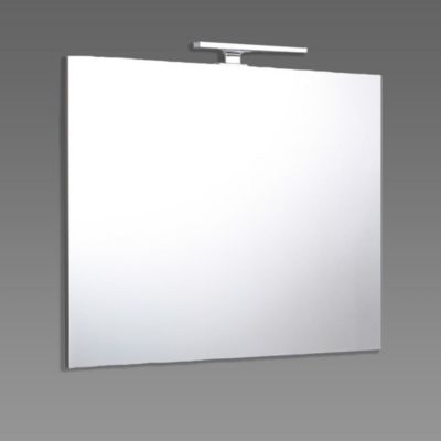 Miroir De Salle De Bains Réversible 70X90 Avec Applique Led