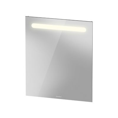 Miroir de toilette aluminium éclairage LED salle de bain, 70x60x15cm, DURAPOINT