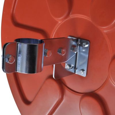 Miroir de trafic convexe Plastique Orange 60 cm