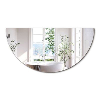 Miroir Demi-Lune ArtPrintCave 25x50 cm Mural pour Console Entrée