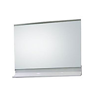 Miroir éclairant blanc brillant 90 cm Nile