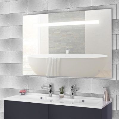 Miroir ELEGANCE 120x80 cm - éclairage intégré à LED et interrupteur sensitif