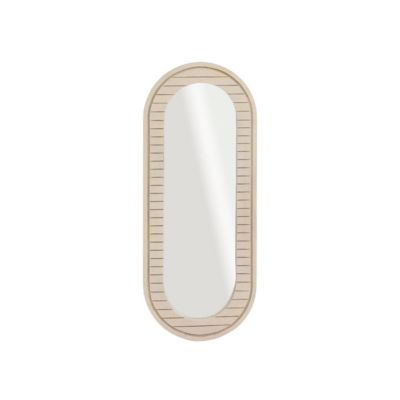 Miroir en bois de manguier Yoni