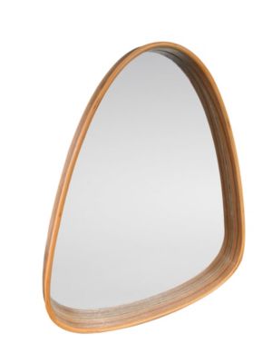 Miroir en bois forme organique l.45 x H.54cm Ariane