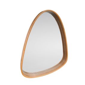 Miroir en bois forme organique l.45 x H.54cm Ariane