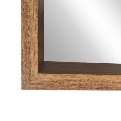 Miroir en bois Kira effet chêne clair l.40 x H.140cm Ornami