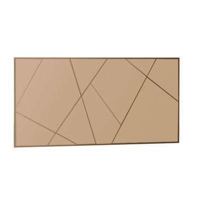 Miroir en bois "Orezo"  120 x 60 cm  Bronze
