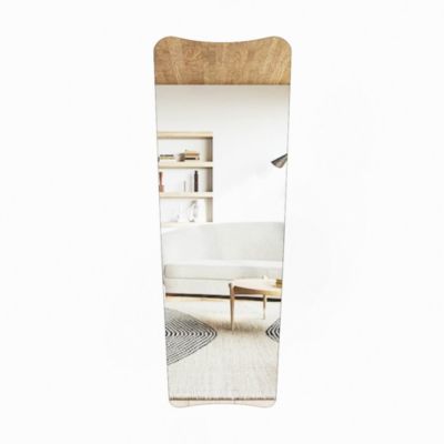 Miroir en bois "Vitros"  55 x 150 cm  Noir