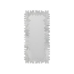 Miroir en inox - L. 57 x H. 120 cm - Argenté - LOLA