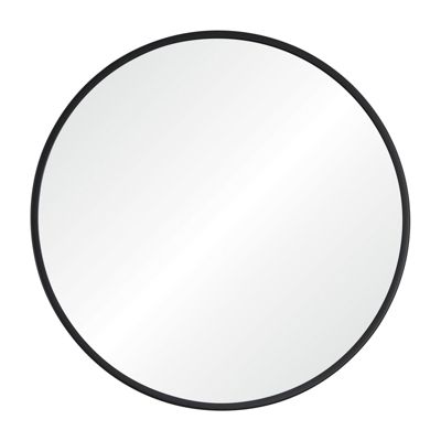 Miroir en métal rond D60cm EMA Noir