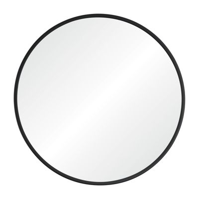 Miroir en métal rond D60cm EMA Noir