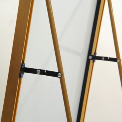 Miroir en Pied Grand, 162x53 cm, Grand Miroir de Sol Pleine Longueur, Suspendu, Rectangulaire, Doré