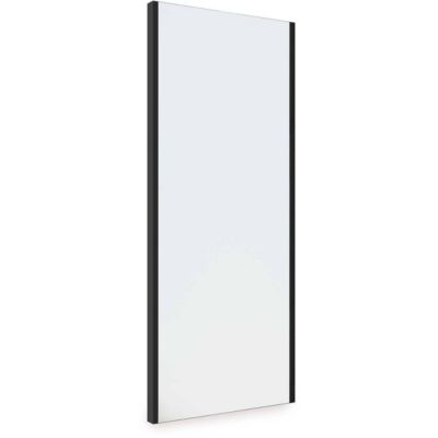 Miroir extractible pour l'intérieur de l'armoire Noir texturé