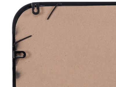 Miroir fenêtre industriel en métal - L. 60 x H. 140 cm - Noir - SCIARA