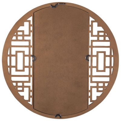 Miroir FIRMINY 60 cm 60 cm Bois de sapin Marron clair