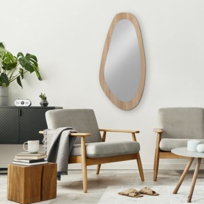 Miroir forme organique naturel Dada Ar l.40 x h.85 cm