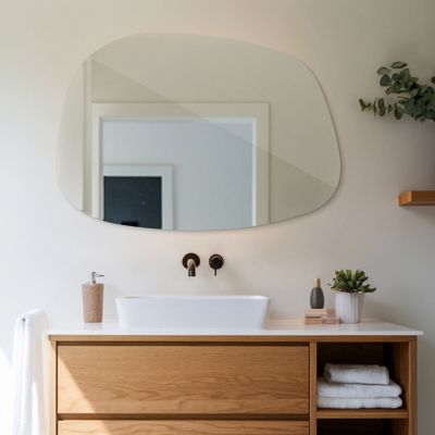 Miroir forme organique Tulup 55 x 38 cm la chambre moderne