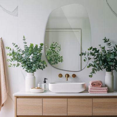 Miroir forme organique Tulup 55 x 38 cm la chambre moderne