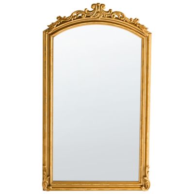 Miroir GORGES 55 cm 96 cm Métal Doré