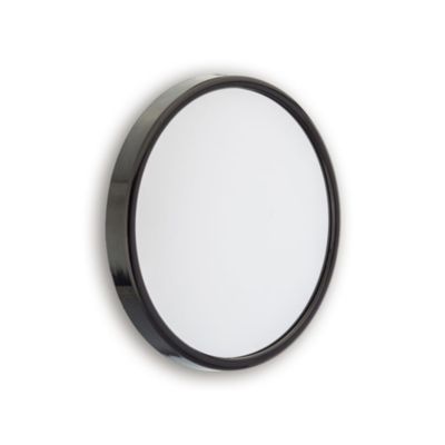 Miroir Grossissant Avec Ventouses Et Cadre Noir 13 Cm