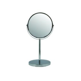 Miroir grossissant sur pied Acier Chromé CAPRI MSV