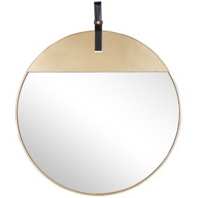 Miroir GURS 60 cm 60 cm Métal Doré