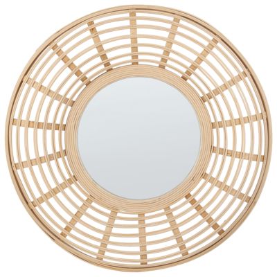 Miroir HANUA 60 cm 60 cm Bambou Naturel