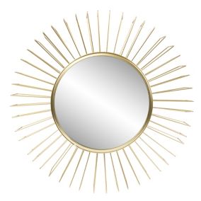 Miroir Hélios design doré Ø47cm Brio