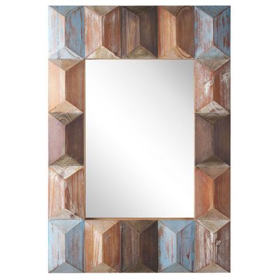 Miroir HIZOTE 63 cm 90 cm Bois Marron