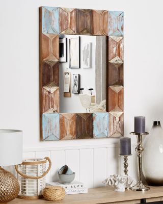 Miroir HIZOTE 63 cm 90 cm Bois Marron