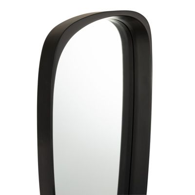 Miroir irrégulier en Verre Noir 33x89x6,8cm