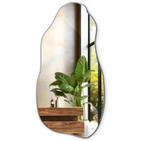 Miroir irrégulier Tulup 50 x 100 pour chambre 1 pièce