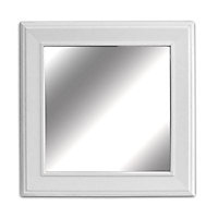 Miroir Kokli blanc 55 x 55 cm