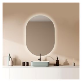 Miroir LED 60x85 cm ovale ELSA
