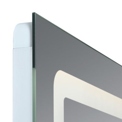 Miroir LED Chambave pour salle de bain 70 x 100 cm argent pro.tec