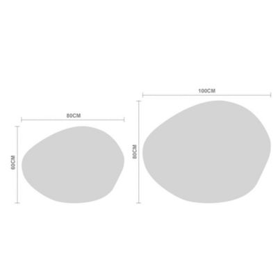 Miroir LED MAY asymétrique - 60 x 80 cm