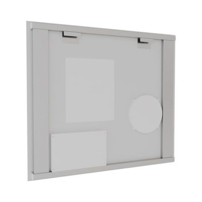 Miroir LED réglable EXCELL PLUS - 70 x 70 cm avec antibuée, loupe et horloge