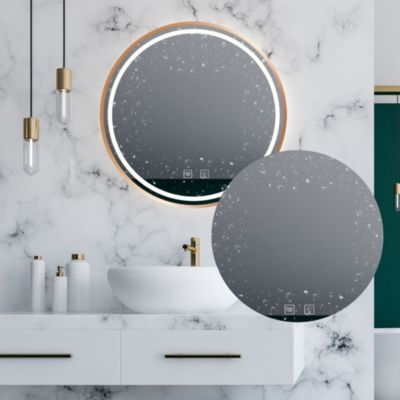 Miroir LED REA 50cm MMJ  Brush Copper