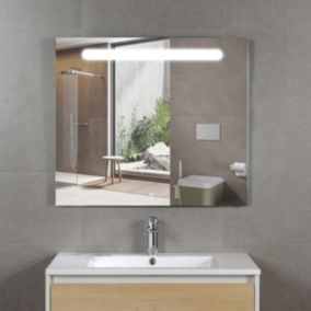 Miroir LED rectangulaire 80x70Cm RIMA - bain-bain