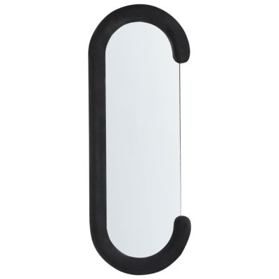 Miroir LOCHES 54 cm 158 cm Velours Noir