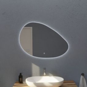 Miroir lumineux antibuée DROP 85 cm x 62 cm