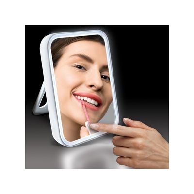 Miroir Lumineux à  Led ANIA Blanc mat MSV