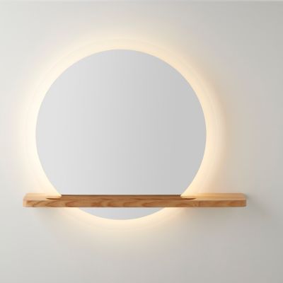 Miroir lumineux LED avec étagère GoodHome Adriska
