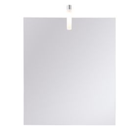 Miroir lumineux rectangulaire Opp Opah coloris argent l.60 x P.10 x H.70 cm
