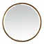 Miroir métal rond doré Ø.100 x ep.1cm