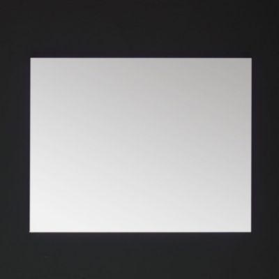 Miroir Meuble Salle De Bain 90 X 70 Cm Avec Éclairage Led