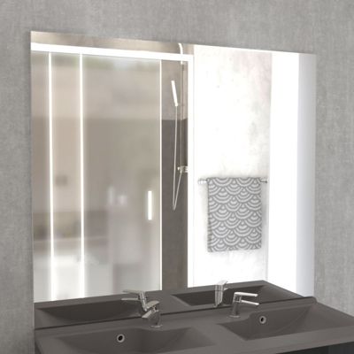 Miroir MIRCOLINE - 140x105cm - Sans applique