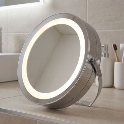 Miroir mobile grossissant 22 x 23 cm, Cooke & Lewis Kilve